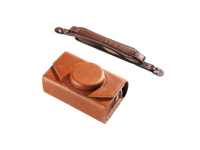 SmallRig Leather Storage Bag for Fujifilm X-E5 and X100VI Camera, Brown