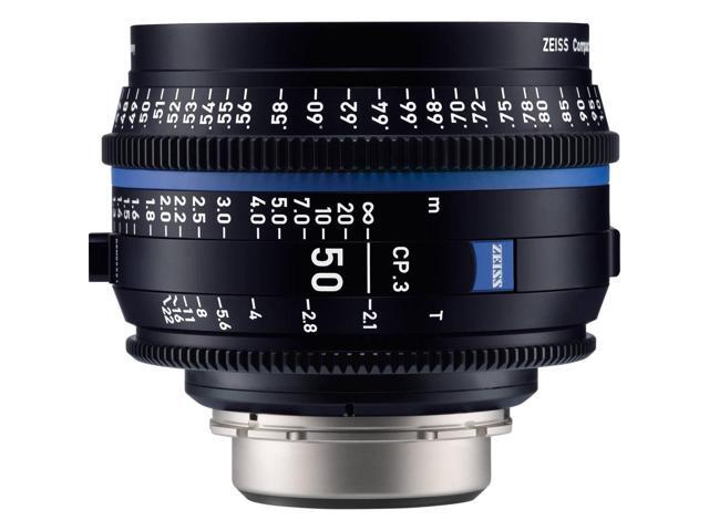 Zeiss CP.3 50mm T2.1 Compact Prime Cine Lens (Feet) with Canon EF Mount #2177328