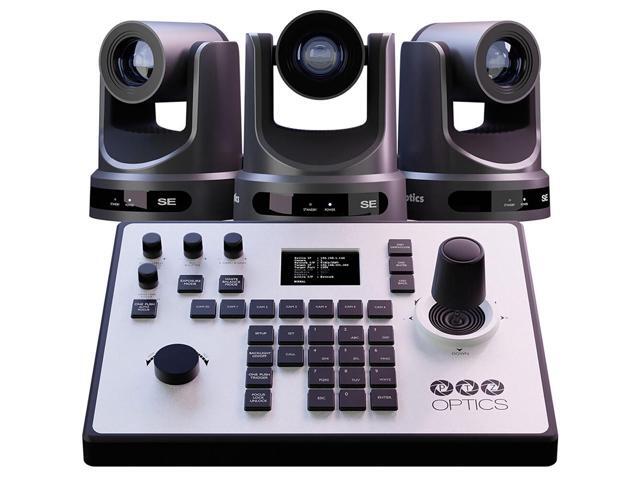 PTZOptics Producer SE Kit with 3x Move SE SDI/HDMI/USB/IP 20x PTZ Camera and PT-JOY-G4 Controller, Gray