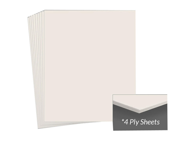 Archival Methods Museum Board 14x18 Natural White 4 Ply PKG 25