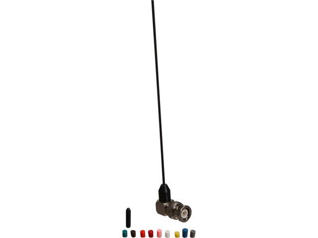 Remote Audio Miracle Whip UHF Antenna Kit with BNC Right Angle for Receiver/Transmitter 500-900 MHz (Blocks 21-33), Includes Frequency Chart, Color...