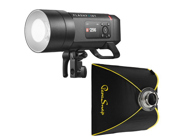 Flashpoint XPLOR 400 PRO II TTL R2 400Ws Flash, w/24x24' Square Softbox