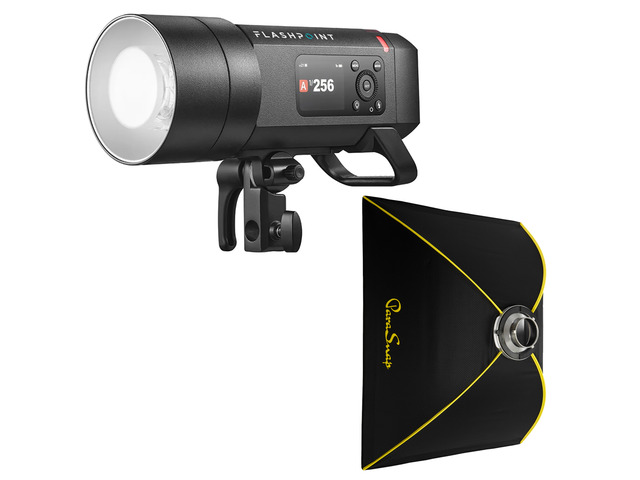 Flashpoint XPLOR 400 PRO II TTL R2 400Ws Flash, w/24x34' Rectangle Softbox