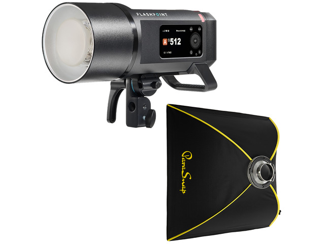 Flashpoint XPLOR 600 PRO II TTL R2 600Ws Flash, w/32x32' Square Softbox