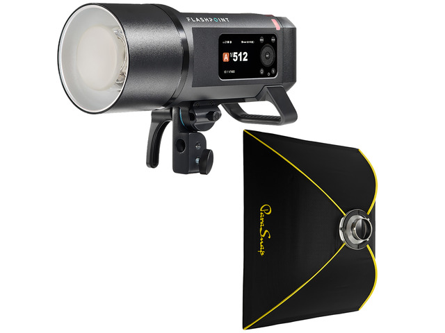 Flashpoint XPLOR 600 PRO II TTL R2 600Ws Flash, w/36x44' Rectangle Softbox