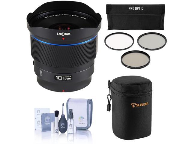 Venus Laowa 10mm f/2.8 Zero-D AF Lens, Nikon Z w/77mm Filter Kit, Lens Case