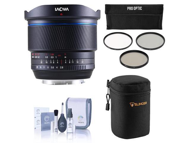 Venus Laowa 10mm f/2.8 Zero-D MF Lens, Nikon Z w/77mm Filter Kit, Lens Case