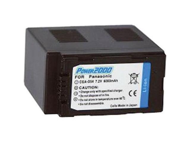Power2000 CGA-D54 7.2V 6000mAh Replacement Lithium-Ion Camcorder Battery for Panasonic