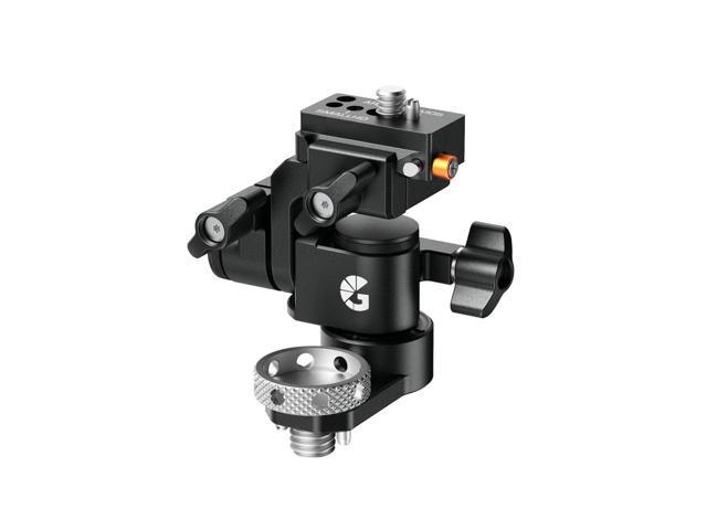 Bright Tangerine 3/8'-16 Universal Monitor Mount with Quick Release NATO Rail