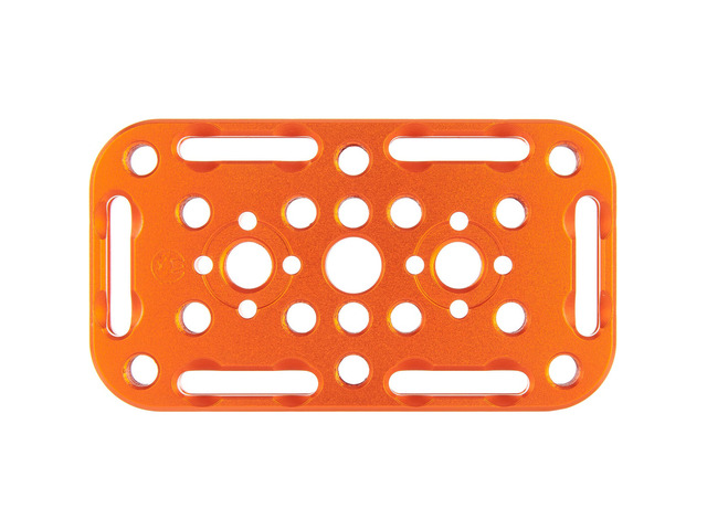 3 Legged Thing XPAND Cheese Plates - Orange, 90x50 mm