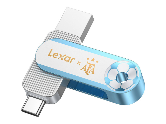 Lexar Elite Legends JumpDrive Dual Drive D500 128GB USB A and C Flash Drive
