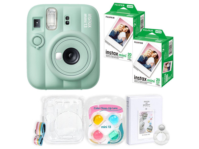 Fujifilm Instax Mini 13 Instant Film - Mint Green
