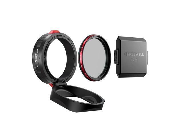 Freewell Real Lens Hood with 49mm CPL/Black Mist 1/4 Filter for GFX100RF, Black