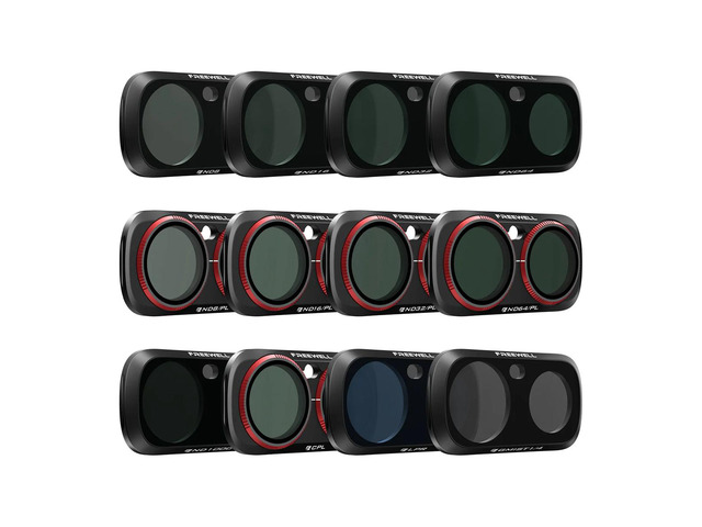 Freewell Mega Magnetic Filter Kit for Insta360 Luna Ultra Action Camera, 12-Pack