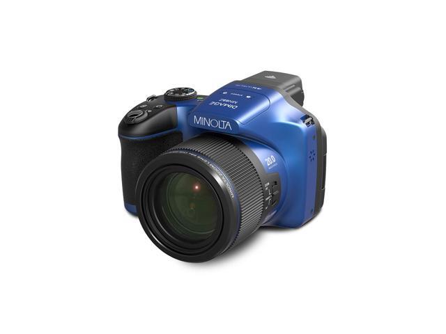 Minolta MINOLTA MN68Z Dimage 20 MP / 4K Bridge Camera w/68x Optical Zoom (Blue)