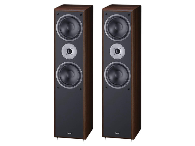 Magnat Monitor Supreme 802 Dual 6.5' 340W 2.5-Way Floorstanding Speaker, Mocca, Pair