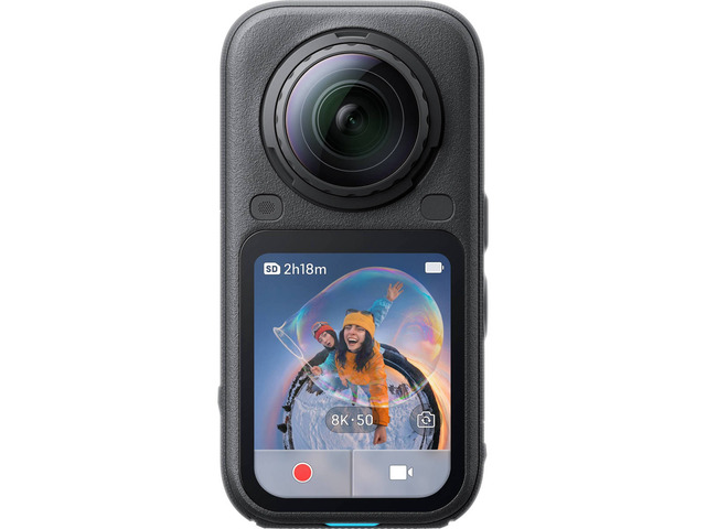 Insta360 X6 8K 360 Action Camera - Standard Bundle - Midnight Black CINSABXA-X601