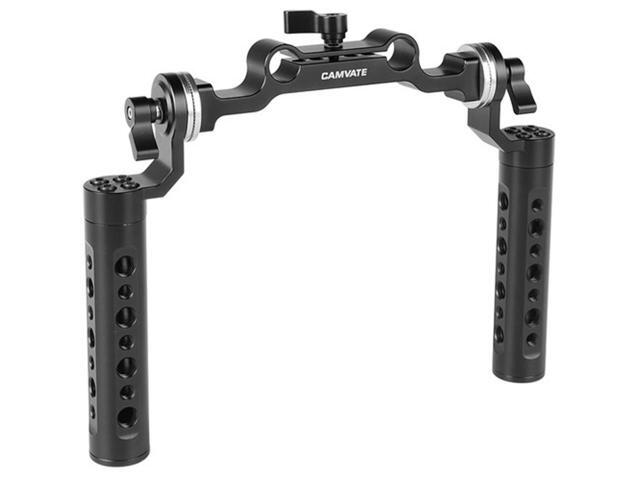 CAMVATE Aluminum Handgrip Kit with 15mm Rosette Railblock #C2255