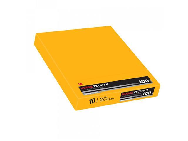 Kodak Ektapan 100 4x5' Black and White Negative Film, 10 Sheets