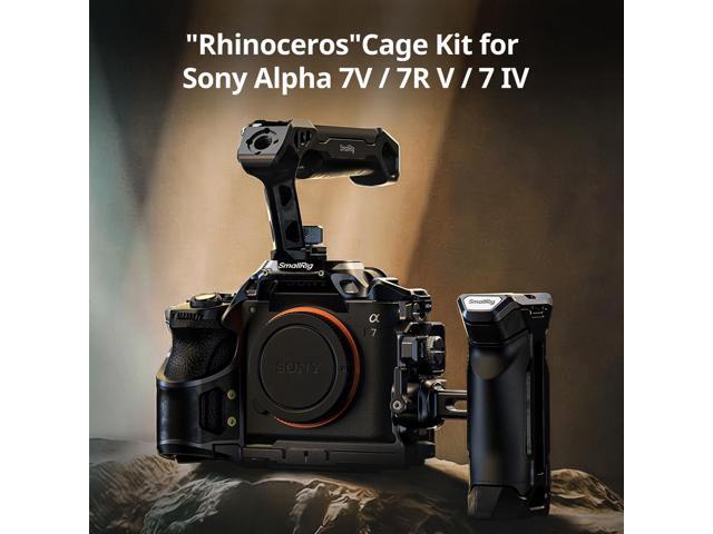 SmallRig Rhinoceros Full Camera Cage Kit for Sony Alpha 7 V/7R V/7 IV/7S III/7R IV, Black