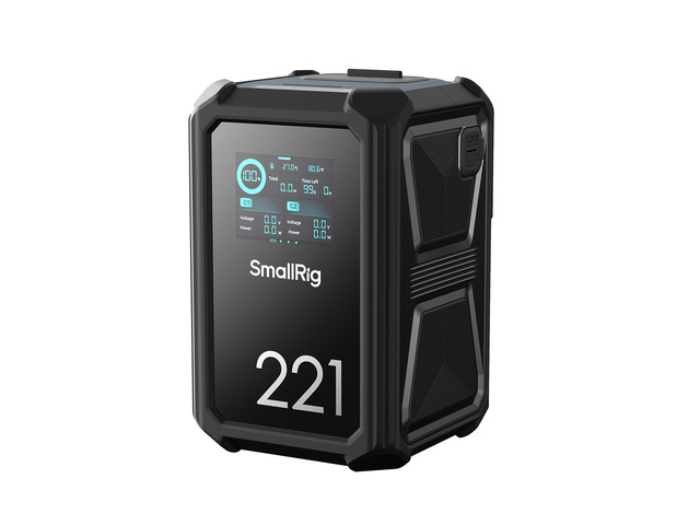 SmallRig X221 221.4Wh 14.76V 15000mAh X-Touch Smart Triple-Proof Lithium-ion V-Mount Battery, Black