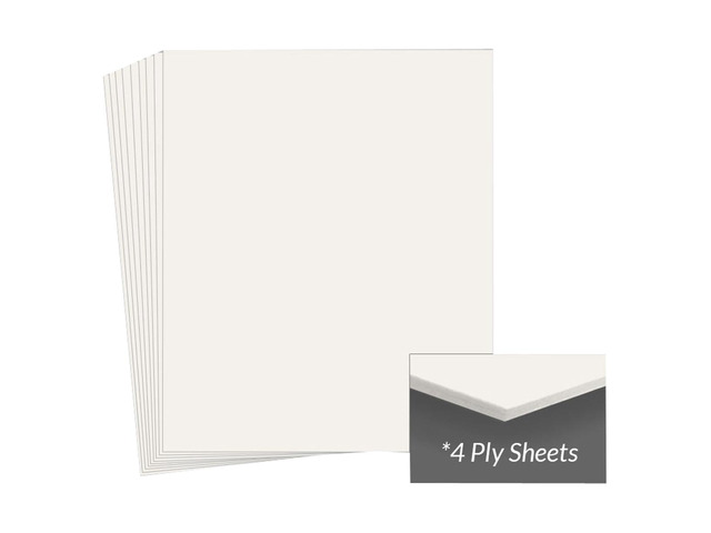 Archival Methods Mat Board,11x14in,4 Ply,Pearl Wht,25Pk