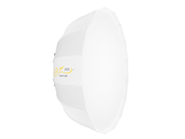 Glow Elegant Pro White EZ-Lock Collapsible Beauty Dish ( Silver Interior, 42')