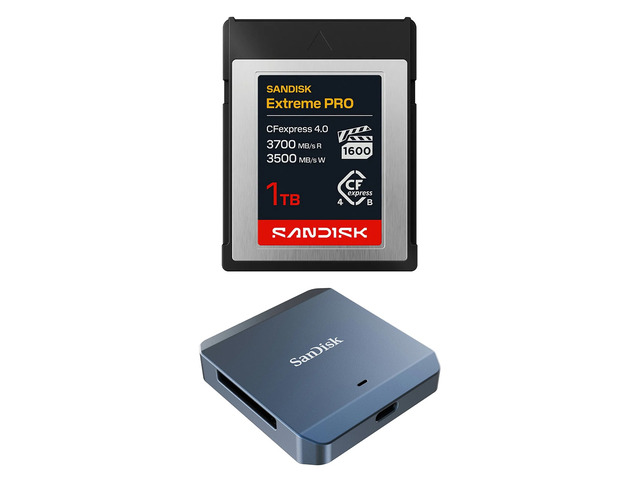 SanDisk Extreme PRO CFexpress 4.0 Type-B Memory Card - 1TB, With Recorder