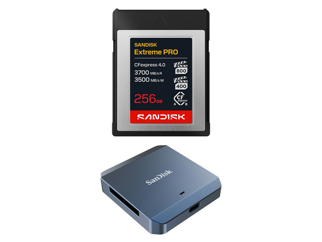 SanDisk Extreme PRO CFexpress 4.0 Type-B Memory Card - 256GB, With Recorder