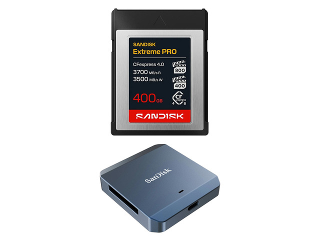 SanDisk Extreme PRO CFexpress 4.0 Type-B Memory Card - 400GB, With Recorder