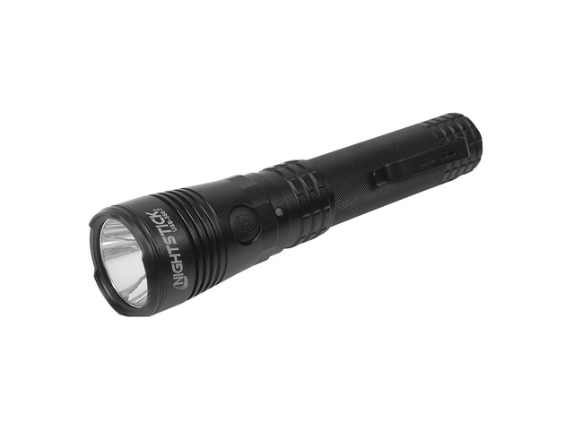 Nightstick USB-588-T Turbo USB-C Rechargeable Tactical Dual-Light LED Flashlight, Black