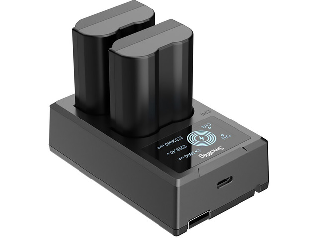 SmallRig 2x EN-EL15 14.69Wh 7.2V 2040mAh Camera Battery and Dual Charger Kit