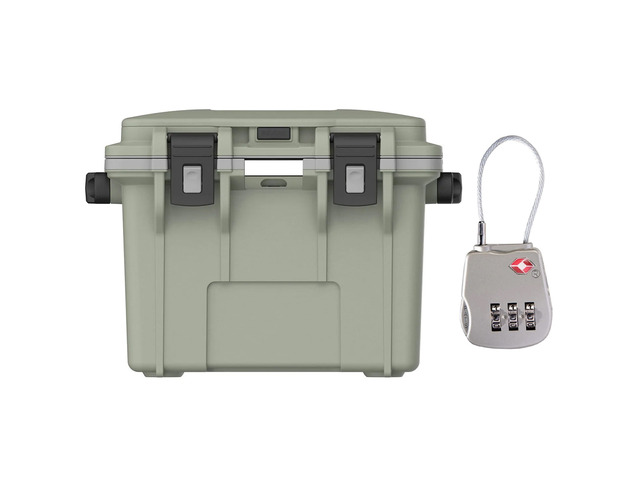 Pelican 14QT Personal Cooler - Sage Gray, with TSA Combination Lock