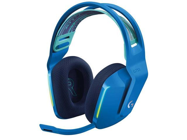 Logitech - G733 LIGHTSPEED Wireless Gaming Headset for PS4, PC - Blue - image 3
