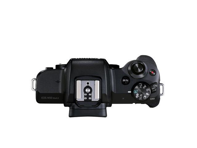 Canon EOS M50 Mark II 24.1 Megapixel Mirrorless Camera with Lens Black 4728C006