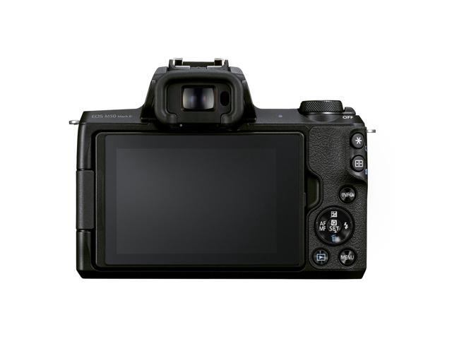 Canon EOS M50 Mark II 24.1 Megapixel Mirrorless Camera with Lens Black 4728C006