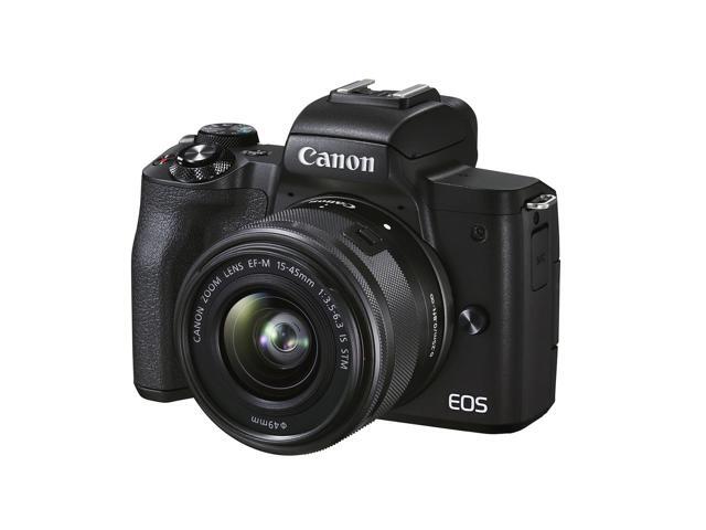 Canon EOS M50 Mark II 24.1 Megapixel Mirrorless Camera with Lens Black 4728C006