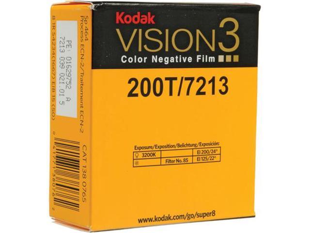 Photos - Other photo accessories Kodak VISION3 200T/7213 Color Negative Film, SP464 Super 8 Cartridge, 50' 
