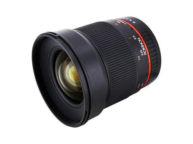 Rokinon 16mm F/2.0 ED AS UMC CS Lens for Canon EF-S Mount #16M-C