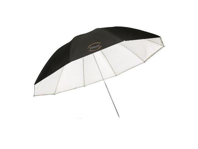 Photos - Studio Lighting Glow 60' White Parabolic Umbrella with Removable Silver/Black Layer #GL-U 