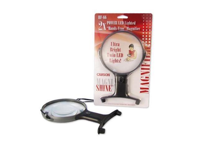 Carson HF-66 2x MagniShine Hands Free LED Lighted Magnifier