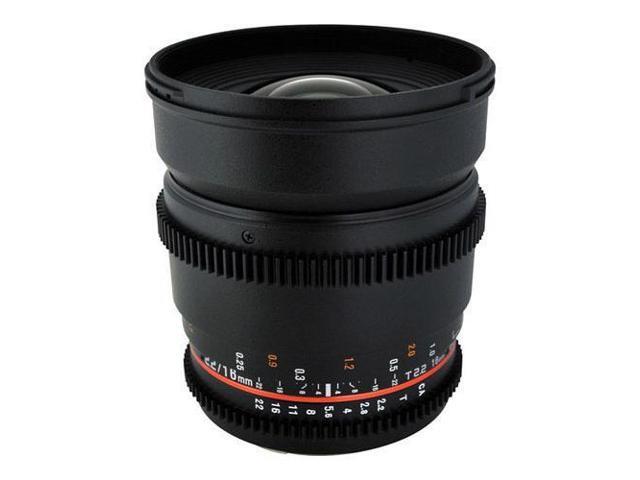 Rokinon CV16M-NEX 16mm T2.2 Cine Wide Angle Lens for Sony E-Mount Cameras