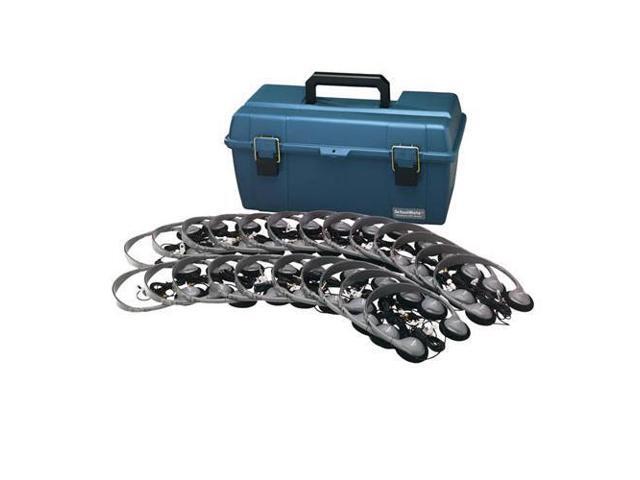HamiltonBuhl Lab Pack, 24 MS2L Personal Headphones in a Carry Case
