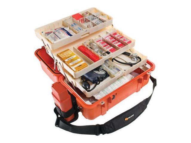 Pelican 1460EMS Series Watertight Protector Case, Orange