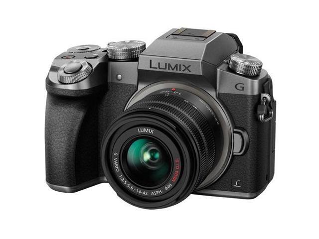 Panasonic LUMIX G7 Mirrorless Camera with 14-42mm f/3.5-5.6 Lens (Silver)