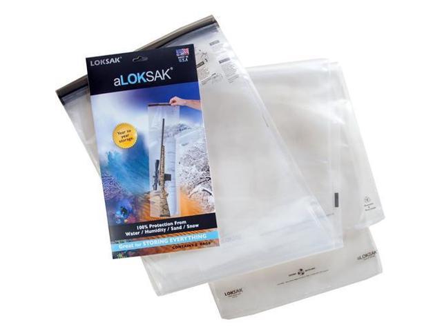 Photos - Camera Bag LokSak aLoksak 12x48' Waterproof Resealable Storage Bag, Pack of 2, Clear