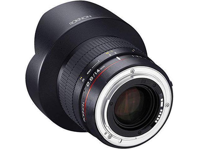 Rokinon 14mm f/2.8 IF ED UMC Manual Focus Lens with AE Chip for Canon EF Camera
