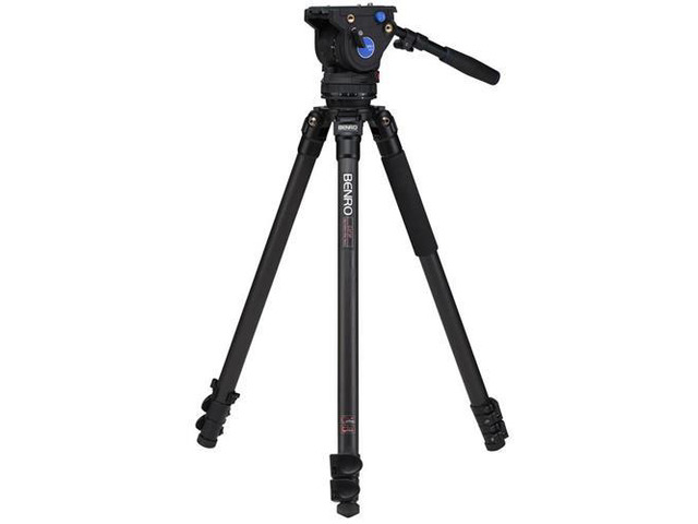 Benro BV6 Carbon Fiber Video Head and C373 Tripod Leg Kit #C373FBV6H