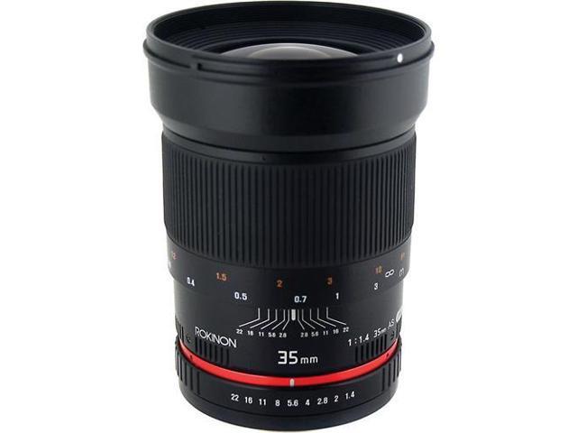 Rokinon 35mm f/1.4 Aspherical Wide Angle Lens (for Sony Alpha E-Mount Cameras)