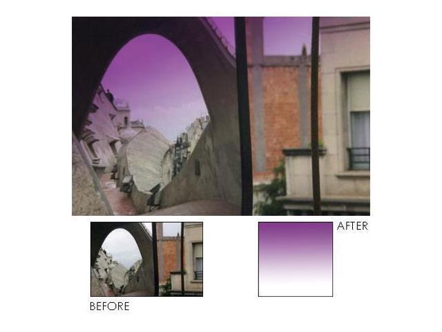 Cokin A669 M2 - Graduated Fluorescent Mauve Filter - Hard Edge, 2 2/3-Stops, 'A'